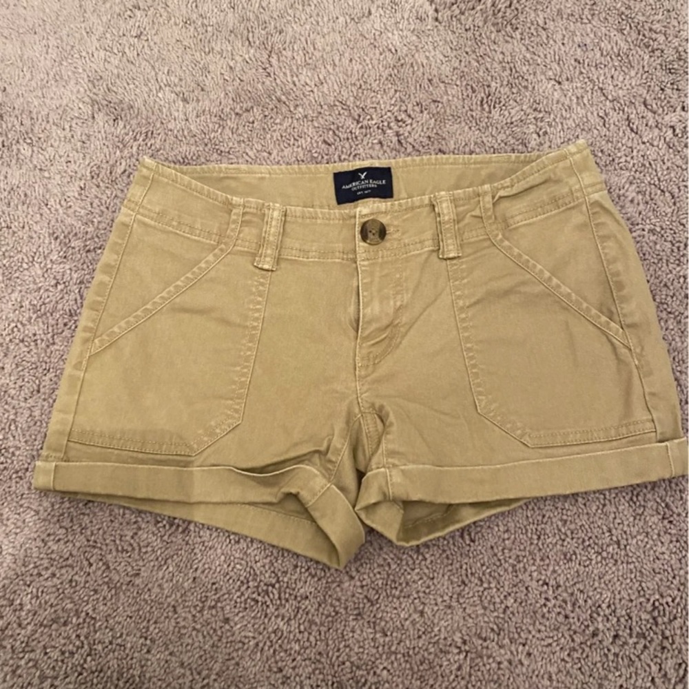 American eagle midi shorts